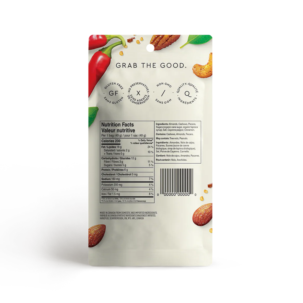 Sweet Chili Nut Mix (Handfuel)