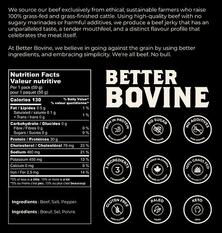 Extra Lean Beef Jerky (Better Bovine)