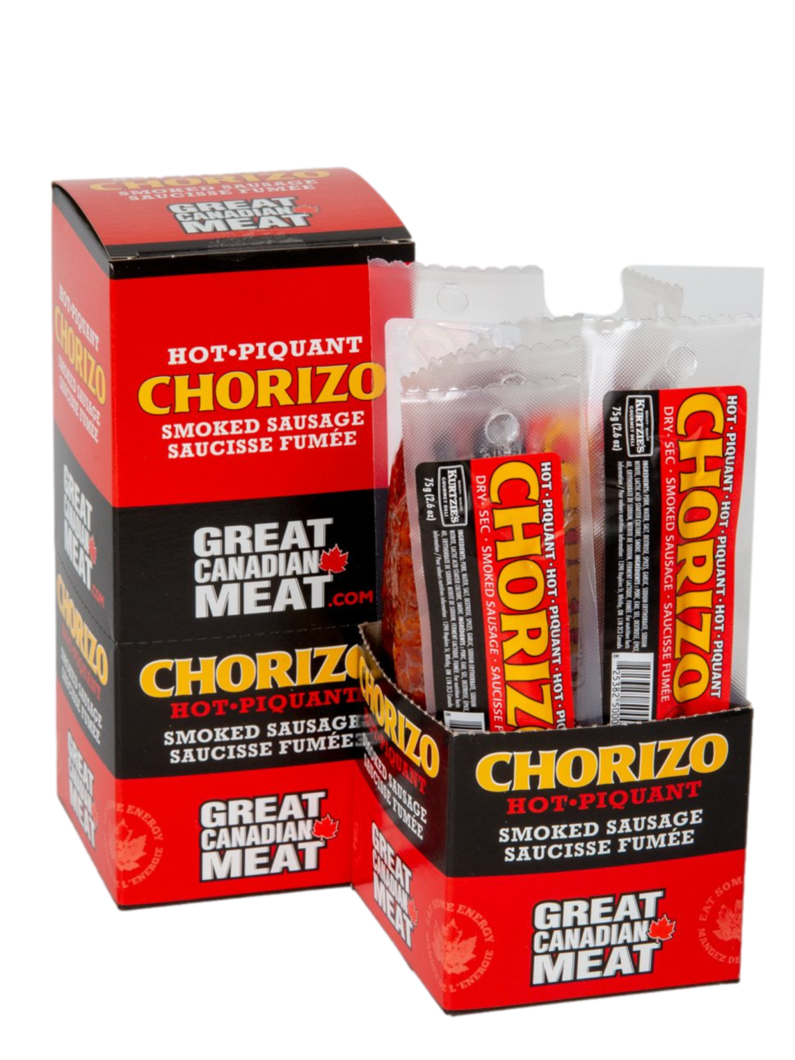 Hot Chorizo Snack Sticks (Great Canadian)