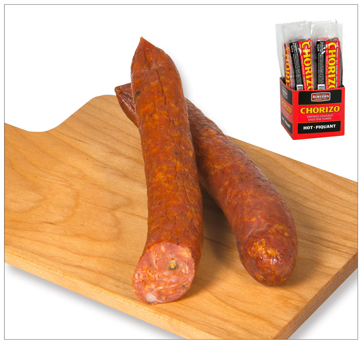 Hot Chorizo Snack Sticks (Great Canadian)