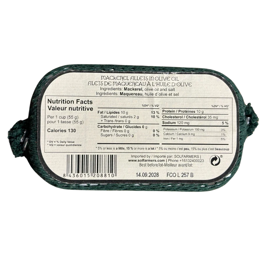 Mackerel Fillet in Olive Oil