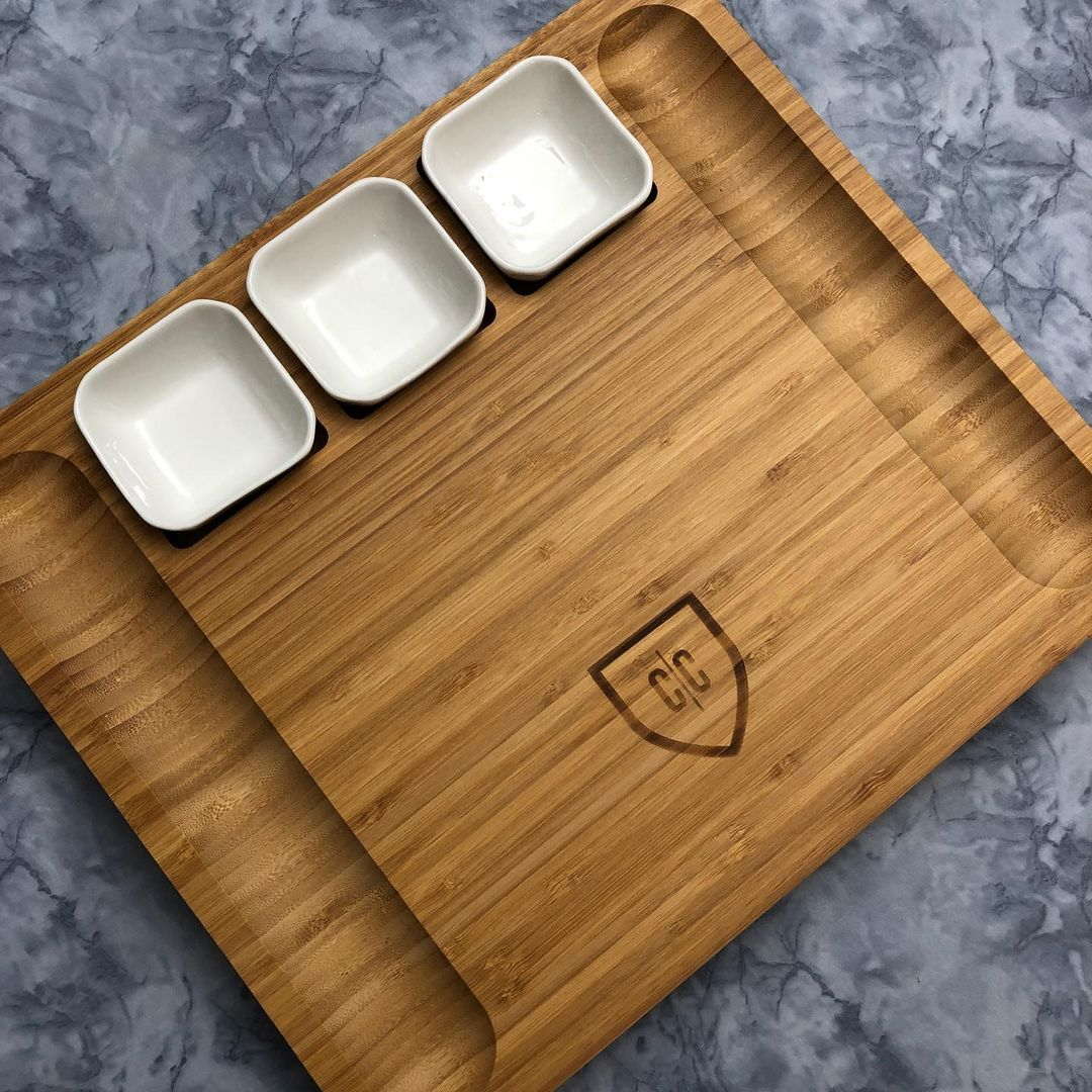Charcuterie Serving Board Plus Knife Set