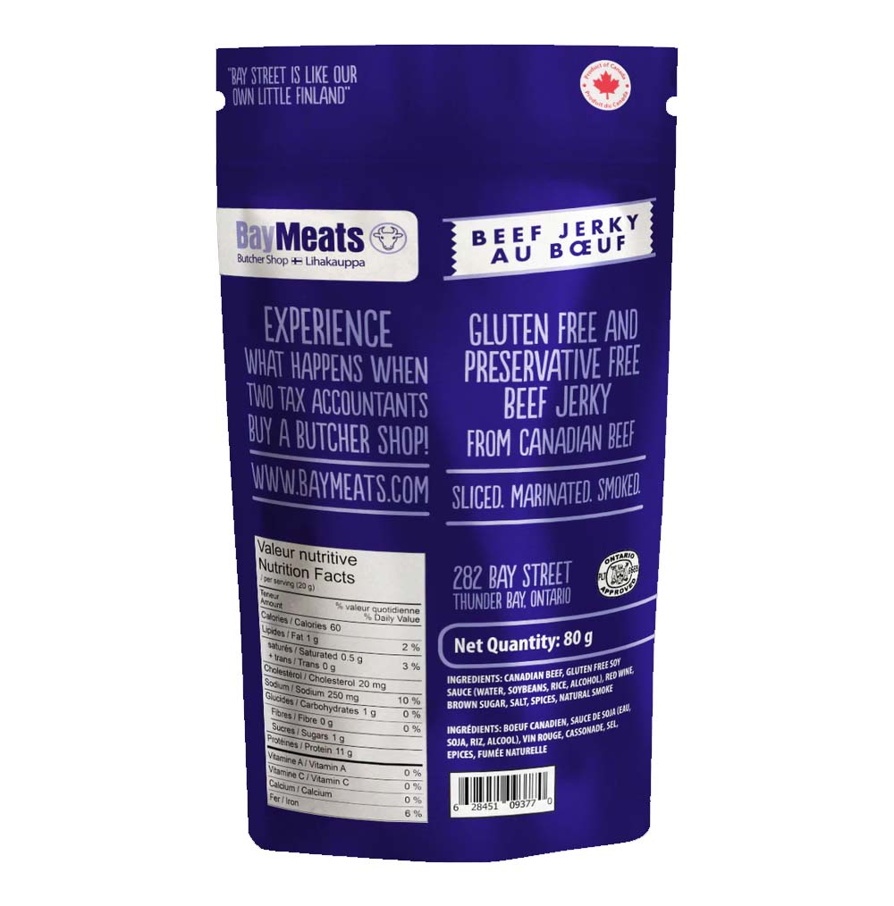 Bay Meats - Cracked Pepper Beef Jerky