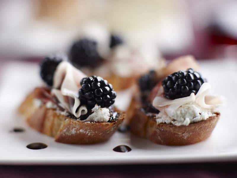 Blackberry Prosciutto Bites