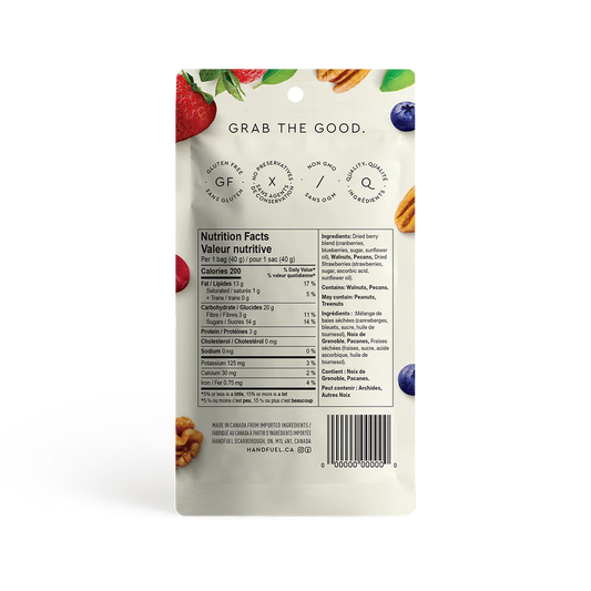 Raw Nuts and Berries Mix (Handfuel)