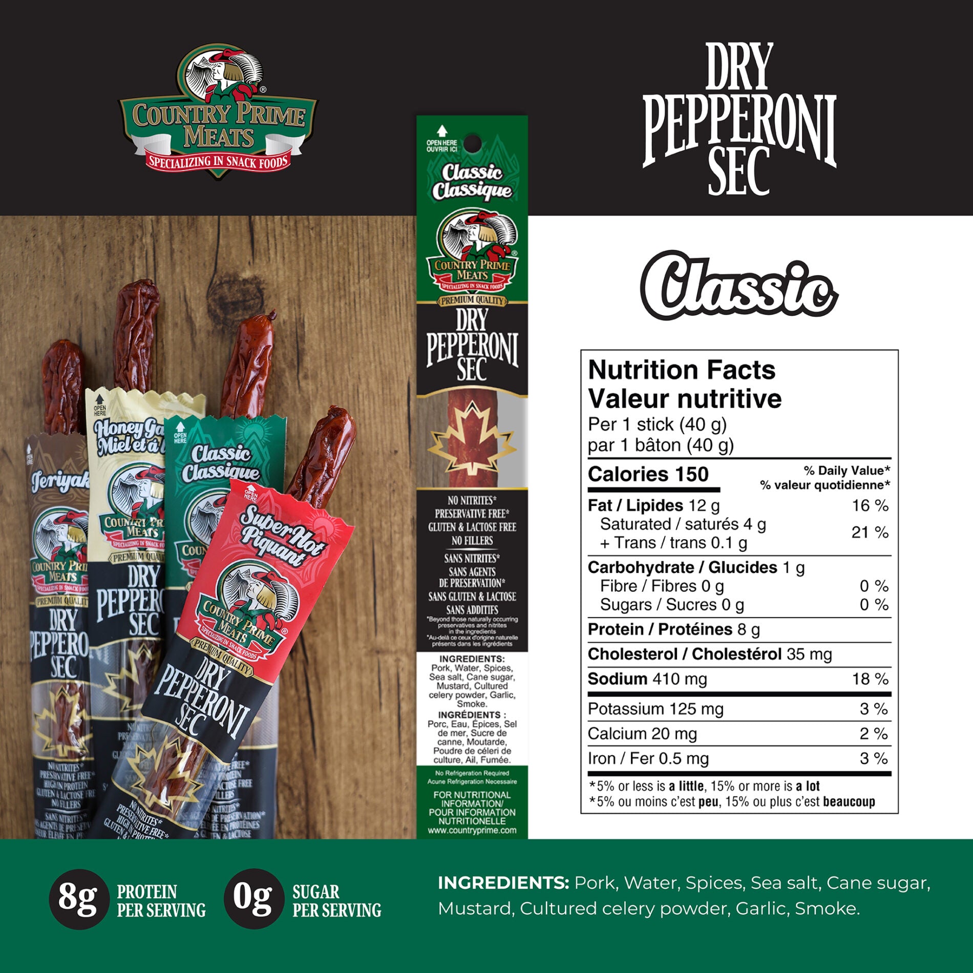 Original Snack Stick (Country Prime Meats)
