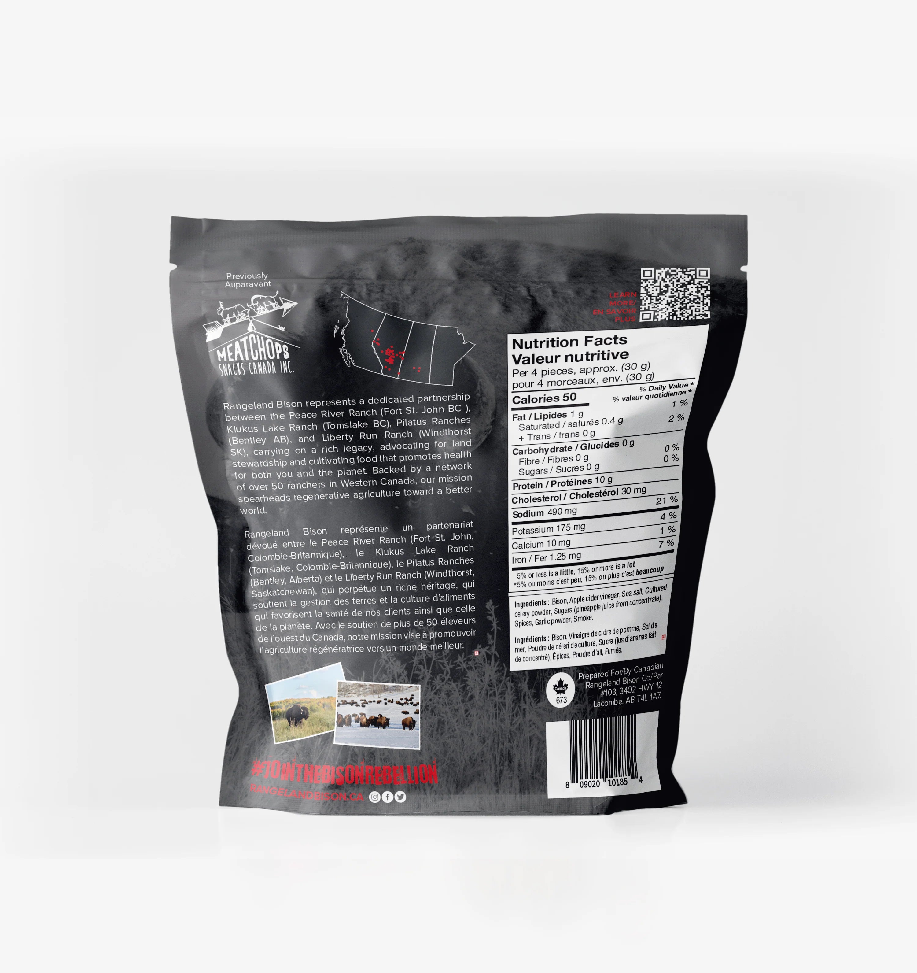 Bison Jerky Zero Sugar (Rangeland)