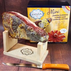 Spanish Mini Cured Ham Carving Set