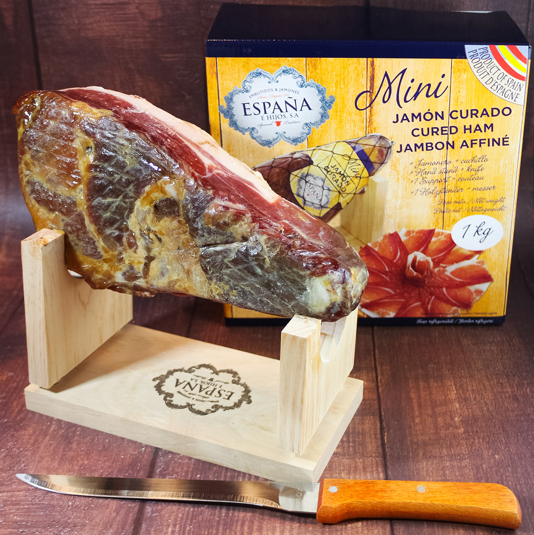 Spanish Mini Cured Ham Carving Set_1_cc