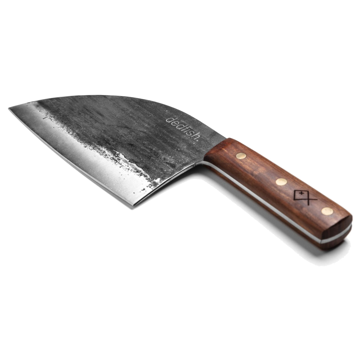 Dedfish Co. Kitchen Butcher Knife With Leather Sheath