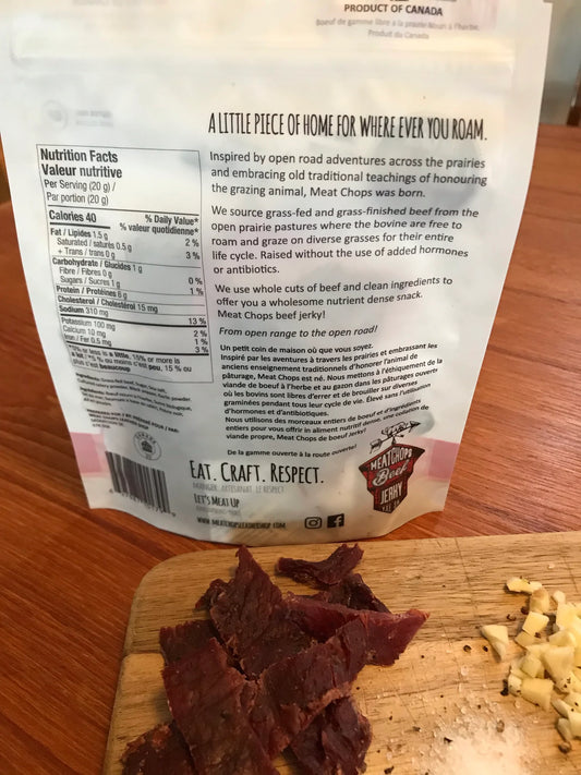Grassfed Beef Jerky (Meat Chops)