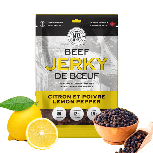 Lemon Pepper Beef Jerky (MTL Jerky)